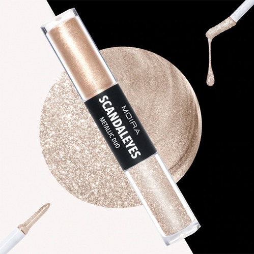 Sombra Moira Cosmetics Metalic Duo K-beauty Color Conga Vs Cumbia