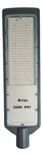 Luminária Publica Led 200w Biv Ip67 Rua Praça Prefeitura Cor da carcaça Cinza Cor da luz Branco-frio 110V/220V