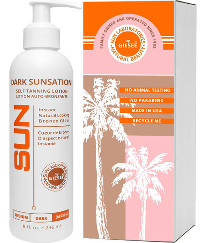 Sun Laboratories By Giesee Dark Sunsation Loción Autobronc.