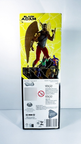 Boneco Dc Black Adam Hawkman Gavião Negro