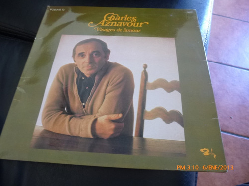 Vinilo De Lp Charles Aznavour Visajes De L Amour (u16