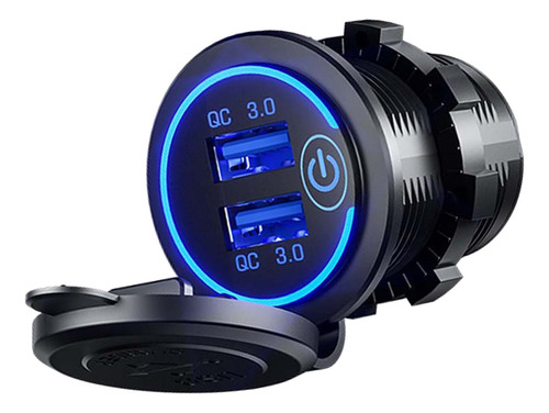 Cargador De Coche Usb Multipuerto Qc3.0 Para Cigarros De Car