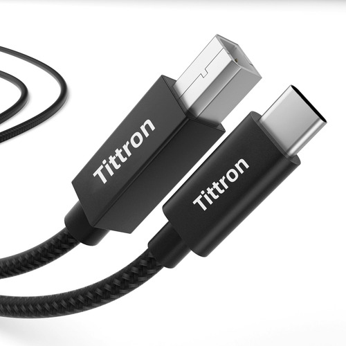 Cable Midi Usb-c A Tipo B De 2 M - Midi-cb200, Metálico