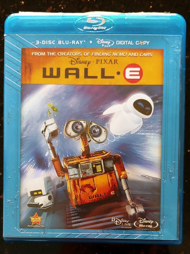 Wall E Blu-ray 3 Discos