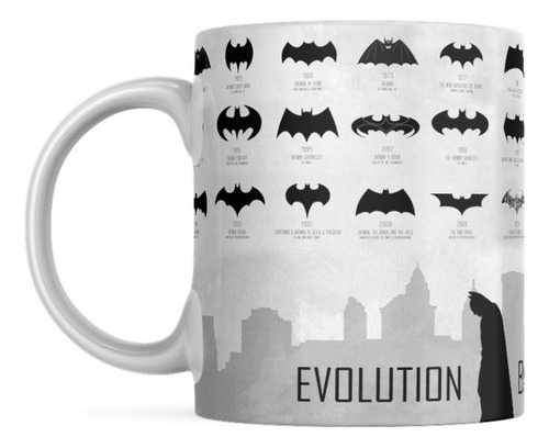 Taza Mug Batman Evolution 11oz