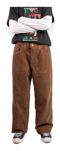 Imagen 1 de 8 de Pantalón De Corderoy Hubbsi Woodoo - Caramelo