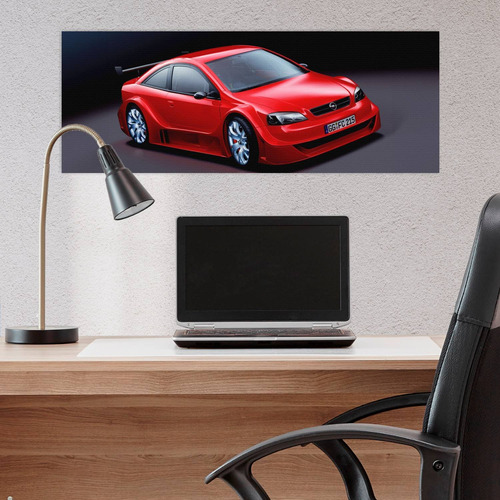 Cuadro 30x80cm Auto 2001 Opel Astra Opc X Treme 336