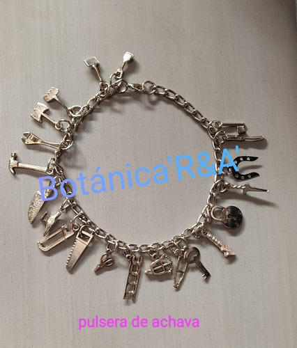 Pulsera De Achava Para Oggun Con Herramientas 