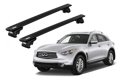 Barras Thule Infiniti Qx70 13-17 Re / Wingbar Evo Black