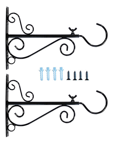 2 Soportes De Plantas Colgantes Ajustables De 10-16 Pulgadas