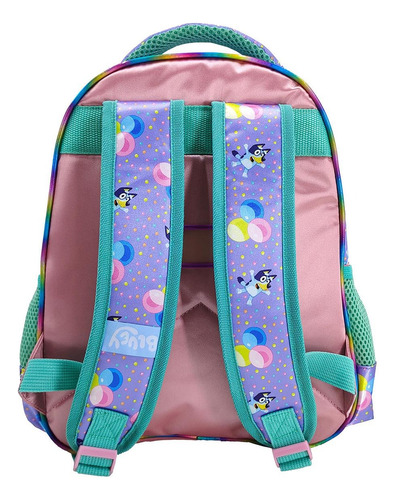Mochila Primaria Bluey 3148 Rosa Liso