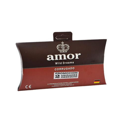 Preservativo Amor Crowling Marron X12 Unidades.