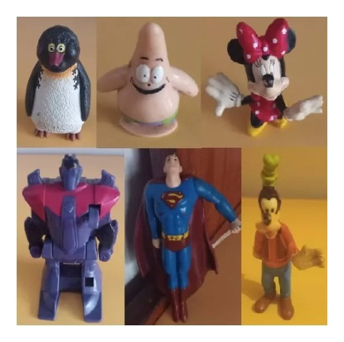 Colección De Muñecos De Juguete Dibujitos Animados (Usado)