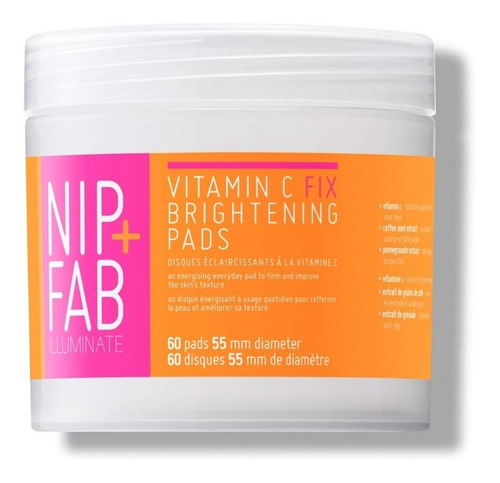 Almohadillas Para Cara, Nip + Fab Vitam C Antienvejecimiento