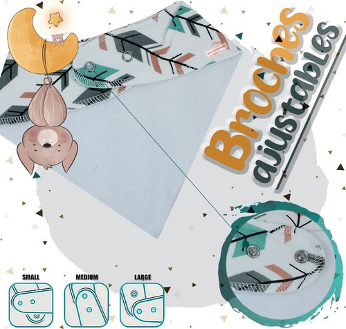 Baberos Para Bebes Suaves Absorbentes Recien Nacidos Mr-03 Corazones