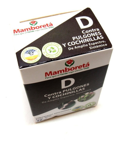 Imagen 4 de 10 de Mamboreta D Insecticida Pulgones Y Cochinillas Cogoshop