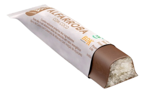 Barra De Alfarroba Com Coco Carob House 450g Com 18un