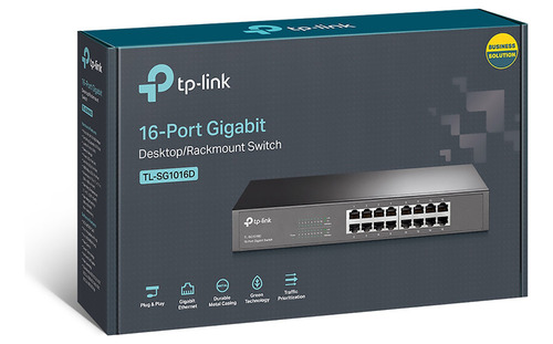 Tl-sg1016d Tp-link Swicht Con 16 Puertos 10/100mbps