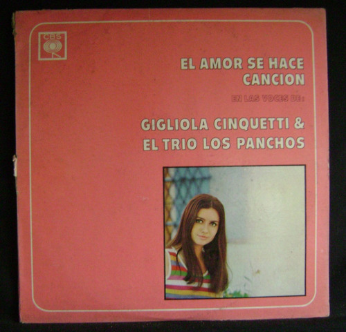 Gigliola Cinquetti Y Los Panchos-el Amor-lp Vinilo 