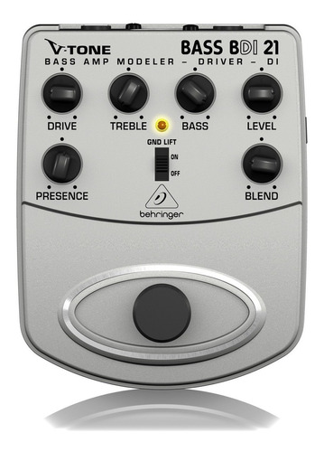 Behringer Bdi21 Pedal V-tone Bass Modelador P/bajo