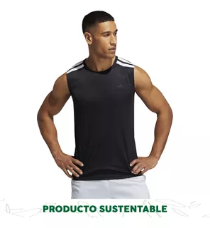 Tank adidas Basquetbol All World Hombre Negro