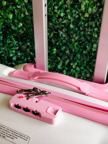 Maleta Hello Kitty De Ruedas Con Neceser Hello Kitty Blanco/rosa Hello Kitty