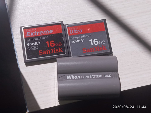 16gb Sandisk Extreme (veja 2 Cf + 1 Bateria)