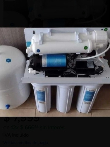 Purificador De Osmosis Inversa