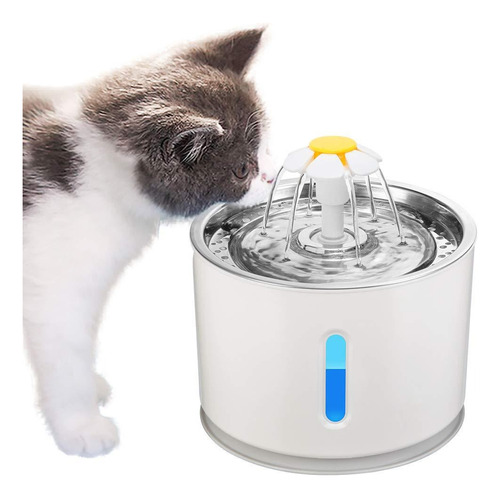 Bebedero Fuente Dispensador Agua Para Mascotas Recargable Us
