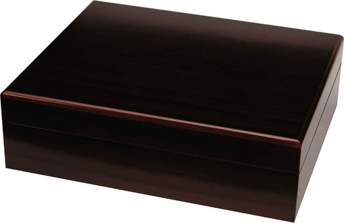 Humidor De Cedro P/puros Traveler Mahogany Cap 20 Importado