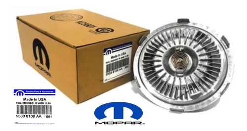 Fan Clutch Croche Jeep Grand Cherokee 4.0 V6 1999 2000 2001 