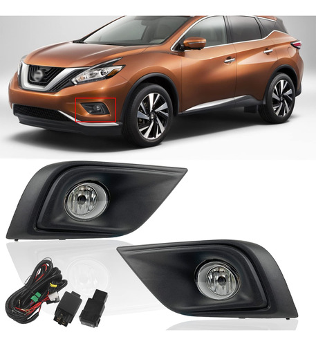 Luz Antiniebla Para Nissan Murano Lampara Bombilla Juego