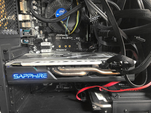 Desktop Pc Gamer I3 7a Ger 16gb Ram Rx580 8gb Ssd 240 + 500g