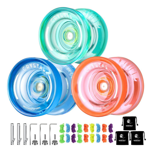 Magicyoyo Crystal Yoyo Pack De 3, Yoyo K2 Sensible Para Niño