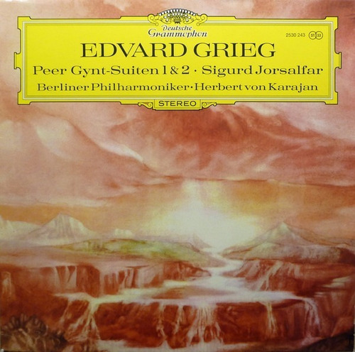 Edward Grieg Peer Gynt Suits 1 Y 2 Karajan Lp Square Records