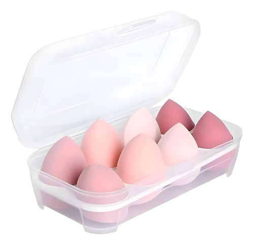 Para 8 Esponja Maquillaje Facial Para Base De De Belleza