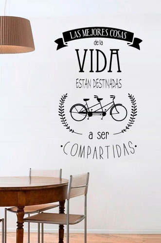 Vinil Decorativo Paredes Frases Letras Las Mejores Cosas De 