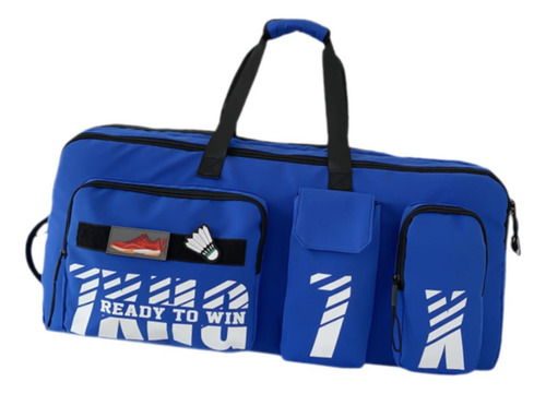 Bolsa De Bádminton, Bolsa De Lona, Bolsa Para Raqueta Azul
