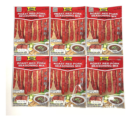 Mezcla De Condimentos De Cerdo Rojo 600 Gramos 6 Unidades