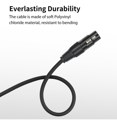 6.35 Mm Trs A Xlr Cable Cable Audio Audio Reducción De 10m