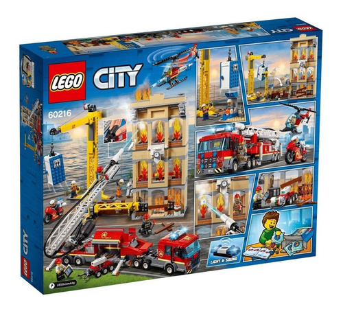 Set de construcción Lego City 60216 943 piezas en caja