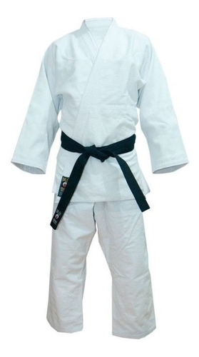 Imagen 3 de 9 de Judo Mediano Shiai Blanco 4 A 8 Aikido Judogi Uniforme Traje