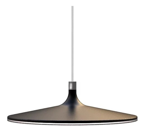 Lampara Colgante Hihat Negro 45cm Slim Imdi Led 31,5 Watts