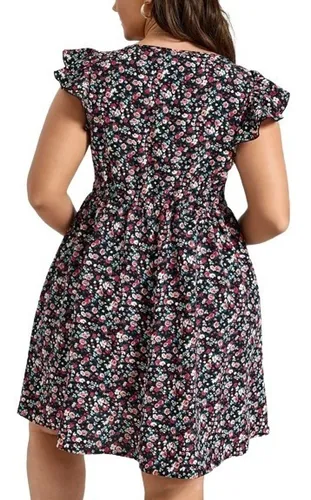 Vestidos floreados shein sale