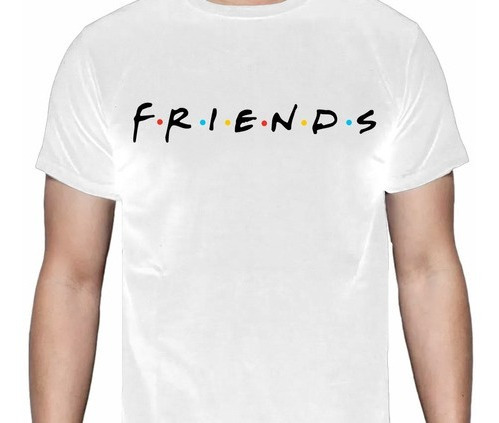 Friends - Logo - Blanca - Series De Culto - Polera - Cyco