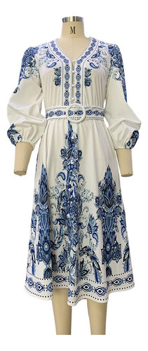 Vestido Boho Chic Con Toque De Pelo Boho