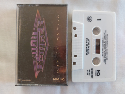 Night Ranger Man In Motion Cassette Omi 