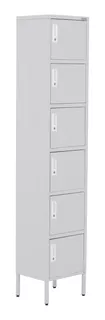 Locker Metalico Guardex Casillero 6 Puertas Llaves Cerradura