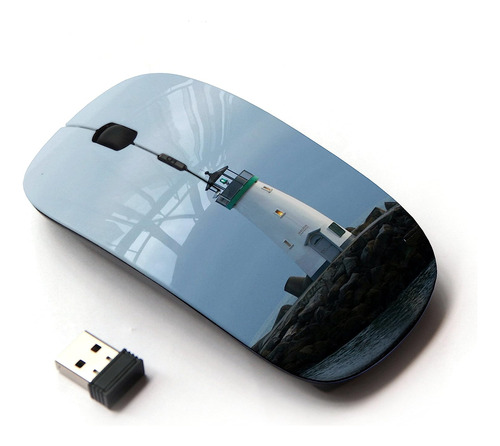 Mouse Kawaii, Faro Solitario/inalámbrico Óptico 2.4 G