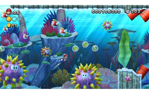 New Super Mario Bros U Deluxe Switch Mídia Física Lacrado